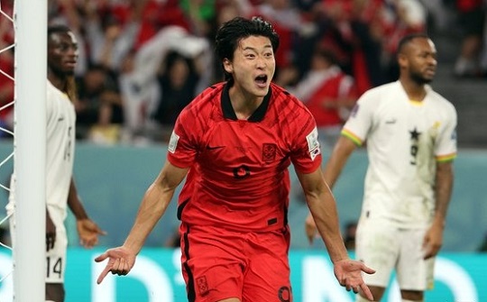 조규성 멀티골에도…한국, 가나에 2-3 석패