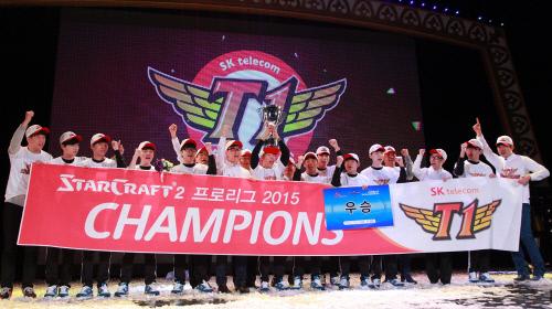 SK텔레콤 T1 스타2 프로리그 통합 우승