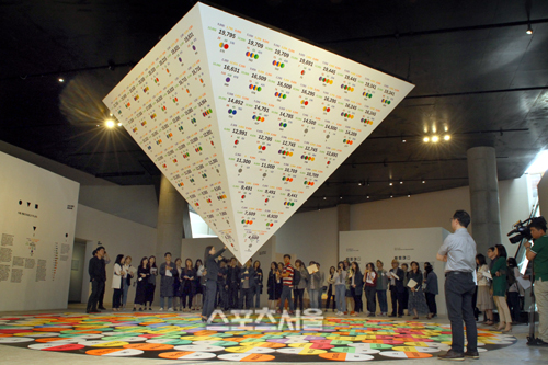 [SS포토] 리움 아트스페트럼 2016, 옵티컬 레이스의 가족계획