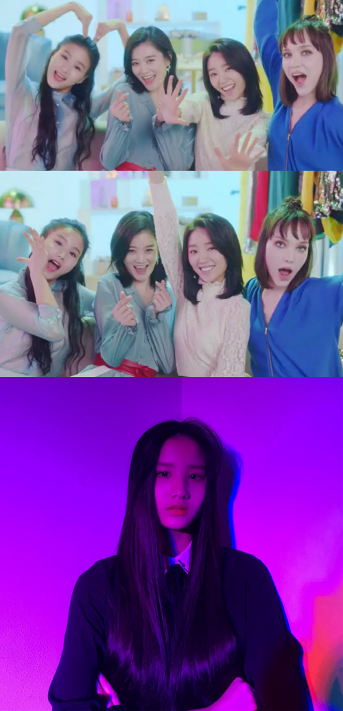 올에스걸(가칭) 가람, 데뷔 전 中 화웨이 휴대폰 모델 발탁
