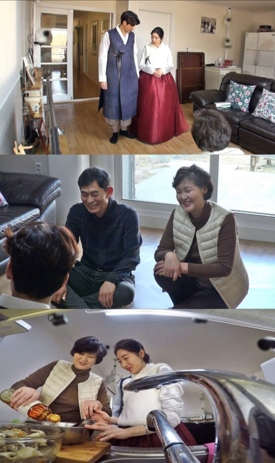 동상이몽2 정겨운♥김우림, 설맞이 시댁 인사→훈남 동생 공개(종합)