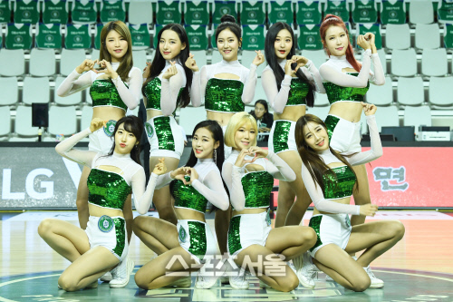 KBL 2라운드 베스트 치어리더 원주 DB 그린엔젤스