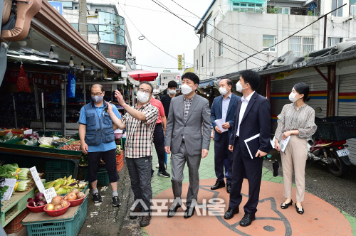 차준택 부평구청장, 일신동 전통시장 방문...소통행보 이어져