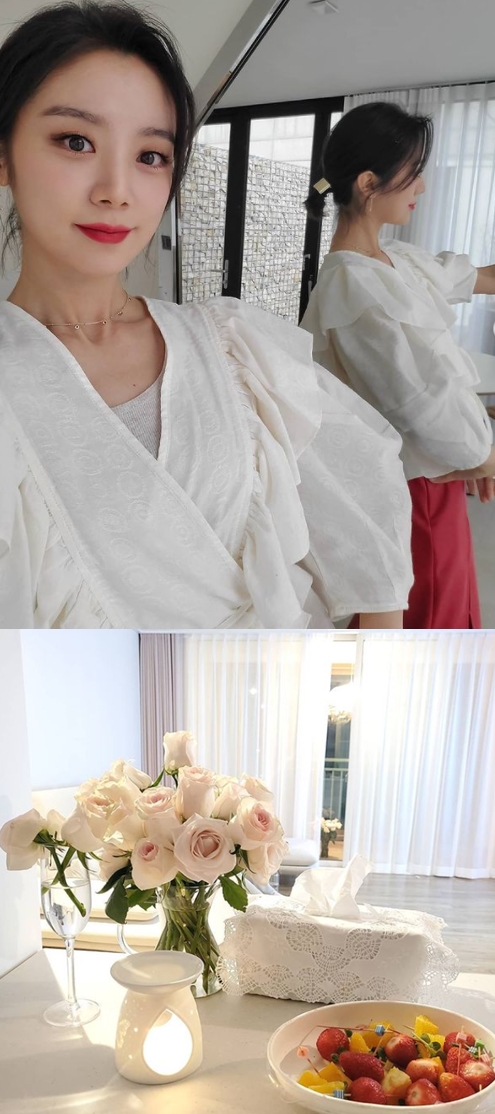 신민철♥ 혜림, 결혼 8개월 만 신혼집 공개...깔끔 화이트톤[★SNS]
