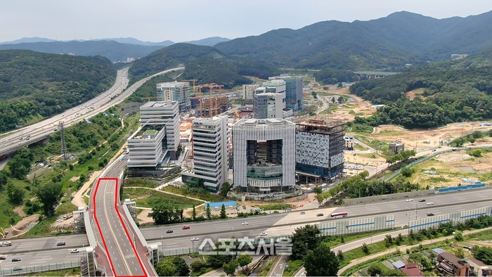 성남시, 내달 9일 판교제2테크노밸리 1·2 단계 연결교량 개통