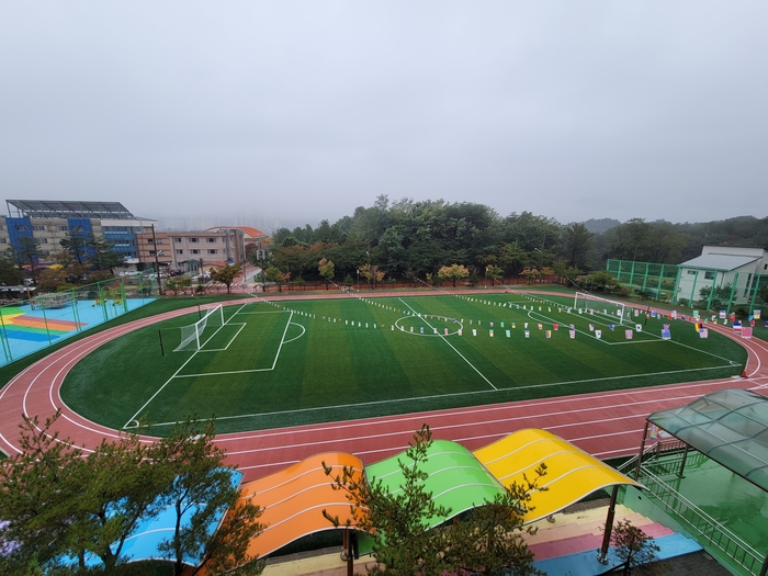 속초시 소야초등학교, 인조잔디 운동장 개장식·운동회