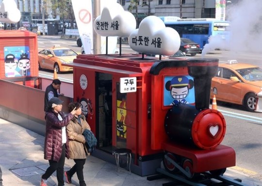뿌까(Pucca), 명동 가판대로 변신