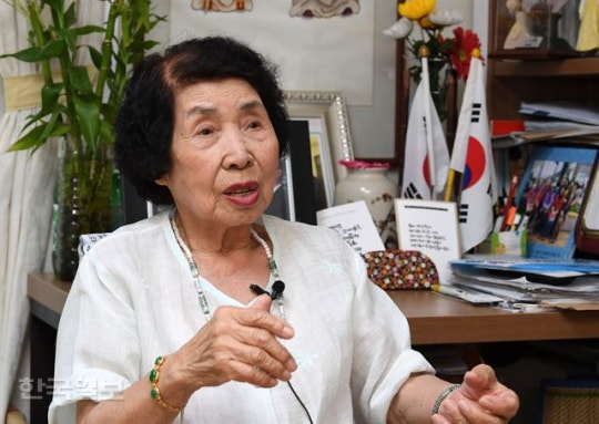 오희옥 지사 “3대에 걸쳐 목숨 건 독립운동, 내 고된 삶에 90점 주고 싶다” (광복절 기념식 애국가 선창하신) | 인스티즈