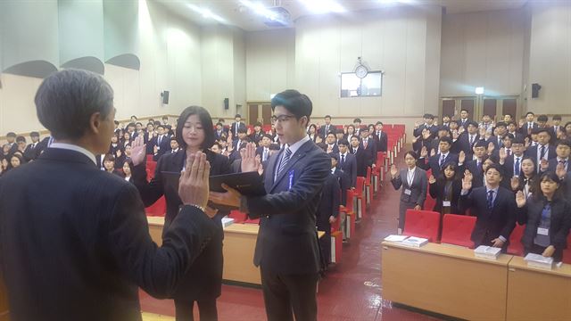 농협구미교육원, 신입직원 윤리경영실천 결의대회