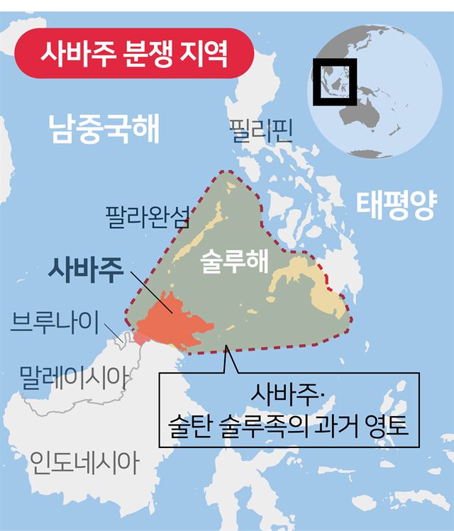 [조용한 영토분쟁] <65> 두테르테가 재점화한 필리핀-말레이 ‘사바주’ 분쟁