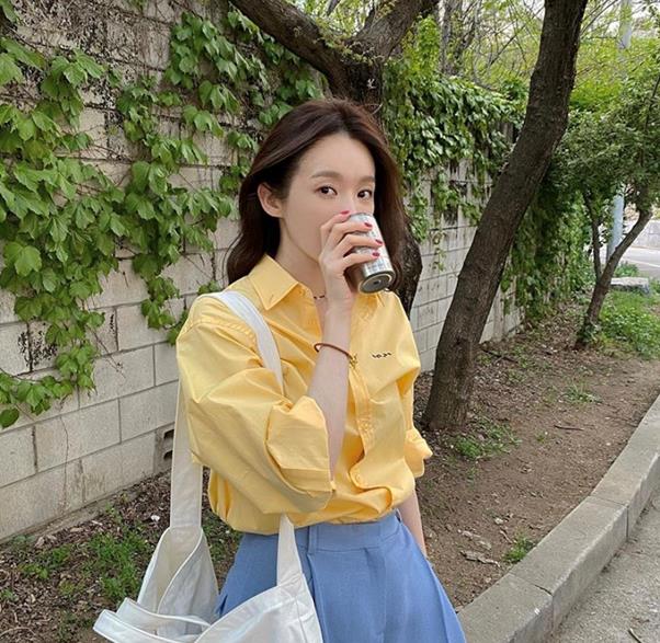 “퇴근”…다비치 강민경, 상큼함이 뚝뚝