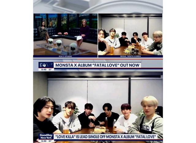 몬스타엑스, 여전한 美 인기...굿데이 뉴욕 출연