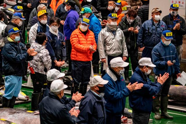 한마리 20억에서 2억원으로... 코로나로 日 참치 경매가 급락