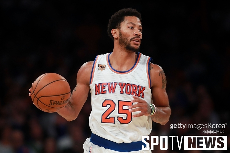 [NBA 독점 영상] 승부사 NYK 데릭 로즈, 친정팀 울리다