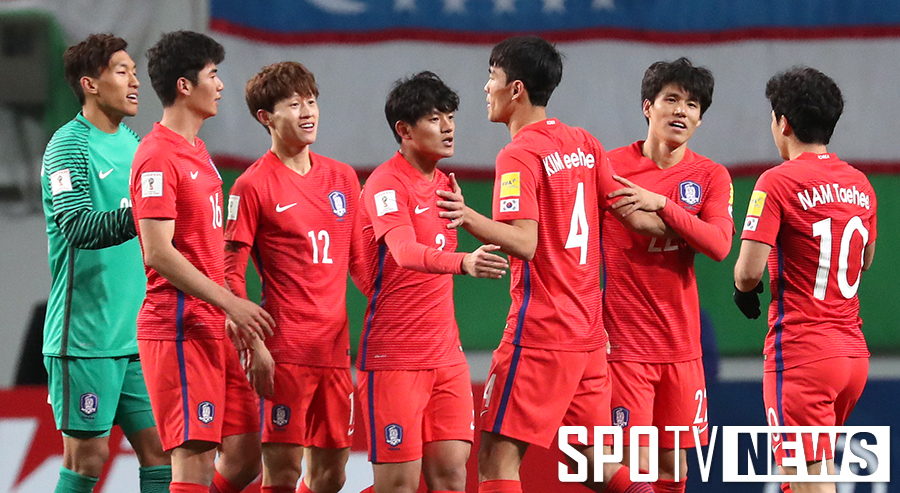 [포토S] 한국, '역전승 거뒀다'
