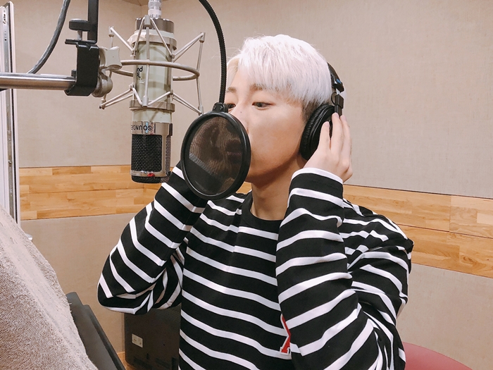 핫샷 노태현, 녹음실 사진 공개…무슨 녹음일까요?