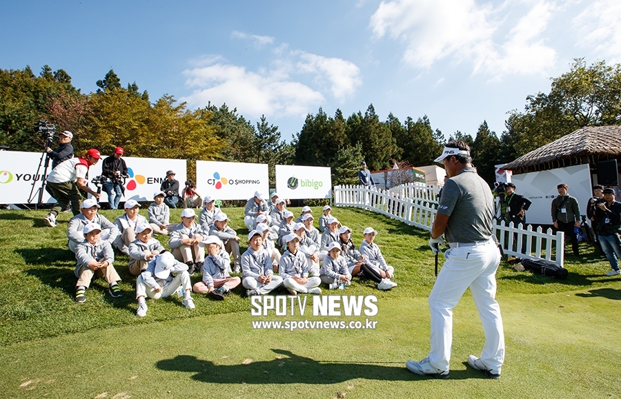 [THE CJ CUP 영상] 브릿지 키즈 데이, 골프 꿈나무들 프로님 프로님 질문있어요