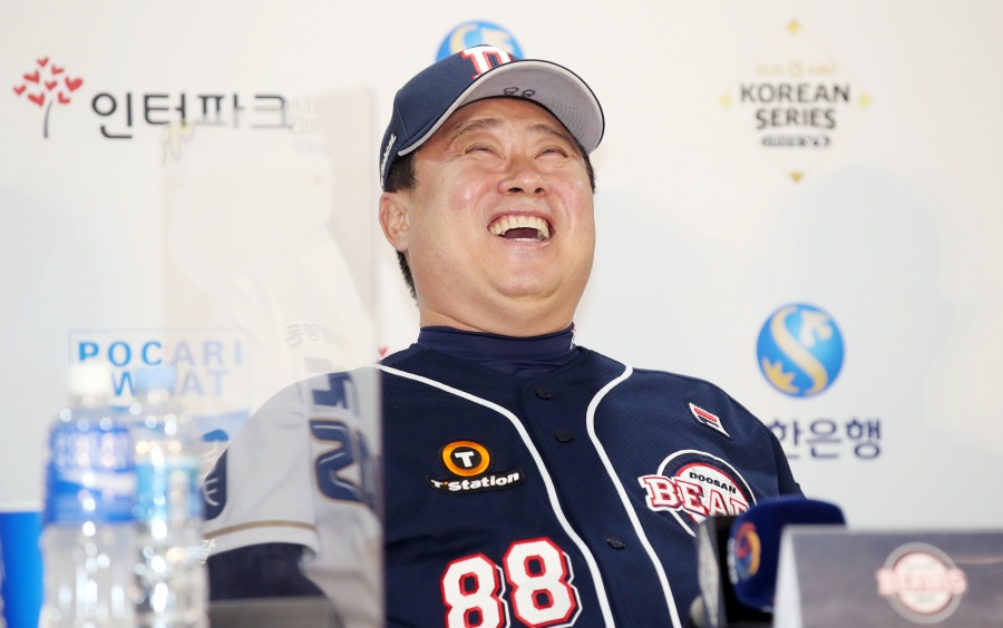 우승 공약 샴푸 선물했던 김태형…올해는 받겠습니다