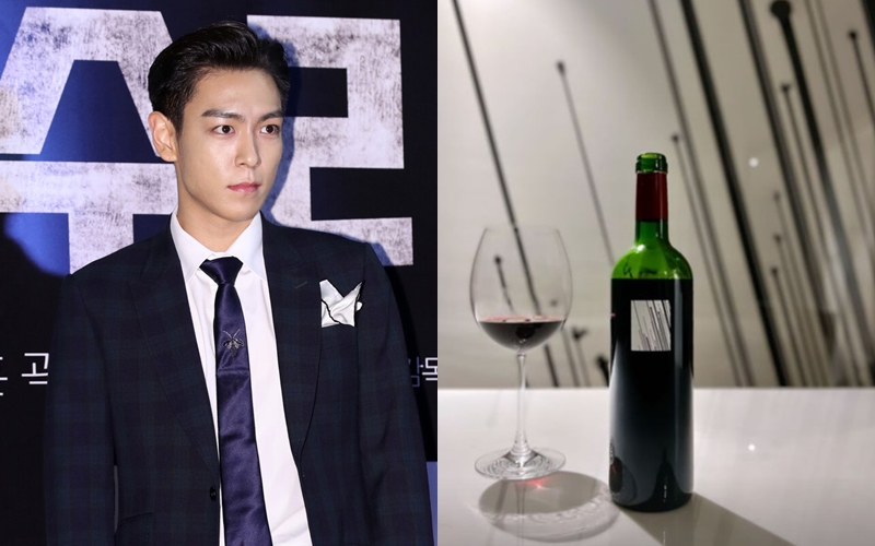 빅뱅 탑, 와인 사업가로 변신하더니…집에서 혼술하고 있나