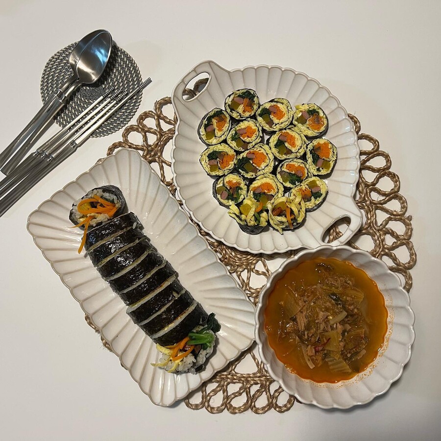 임신 벤, 우영우 아빠도 놀랄 김밥 고수였네 너무 먹고 싶어서 만들었다