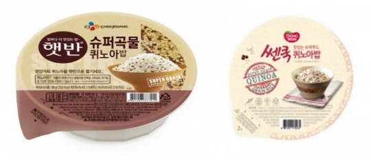 CJ vs 동원, 슈퍼푸드 즉석밥 초반 승자는?