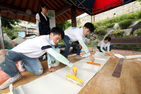 대우건설, 대학생 홍보대사와 희망의 집 고치기 봉사활동