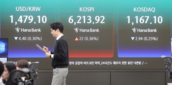 코스피, 이란 호르무즈 재봉쇄 '관망'···6200선 강보합 출발