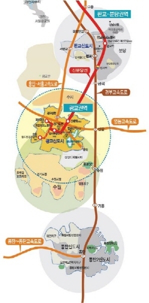 [르포]②광교를 보면 판교가 보인다