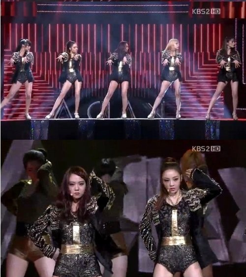 가요대축제 카라, 판도라 리믹스 버전으로 시크 카리스마