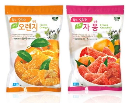 자연원, 냉동 과일 오렌지·자몽 선보여