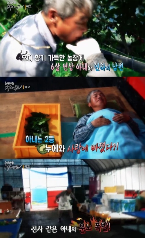 휴먼다큐 사노라면 오디 따는 아내와 누에 치는 남편, 천사 아내가 폭발한 이유는?