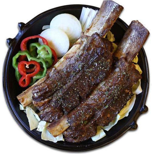 생방송 오늘저녁 대왕갈비 맛집, 만화 속 구석기갈비 현실로...슈퍼맨 삼둥이도 먹었다