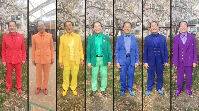 순간포착 세상에 이런 일이 빨주노초파남보, 컬러풀한 정장에 빠진 76세 안인호 할아버지…101세 유재춘 할머니 체력왕 비결은?