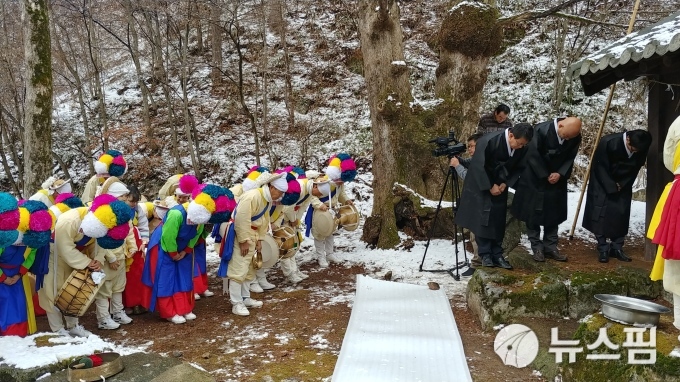평창둔전평농악보존회, 서낭굿농악·서낭제 봉행