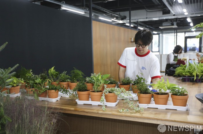 [사진] 노들섬에 오픈 준비중인 식물공방
