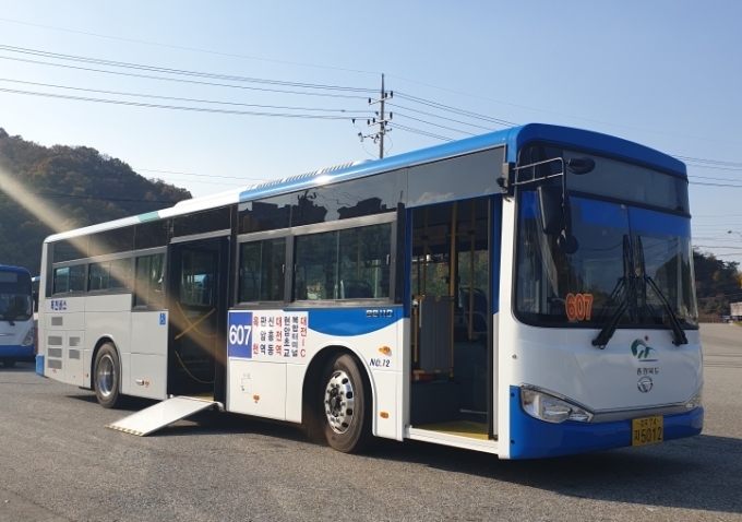 옥천군, 충북 도내 최초 농촌지역 저상버스 도입 운행
