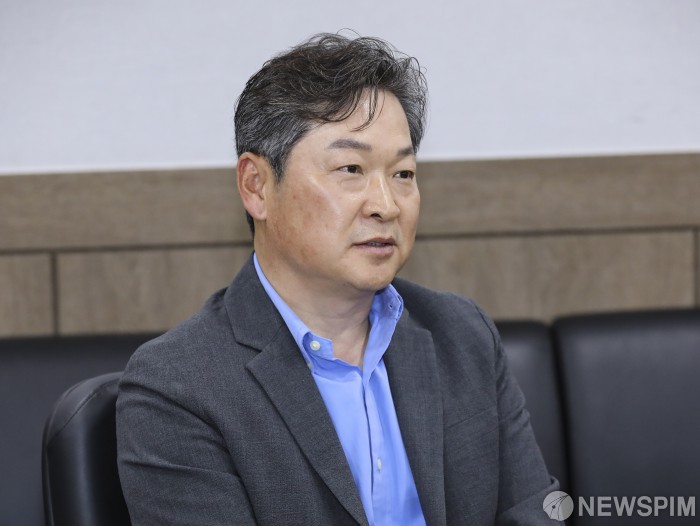 인사말 하는 금석헌 농업회사법인 해성 대표이사