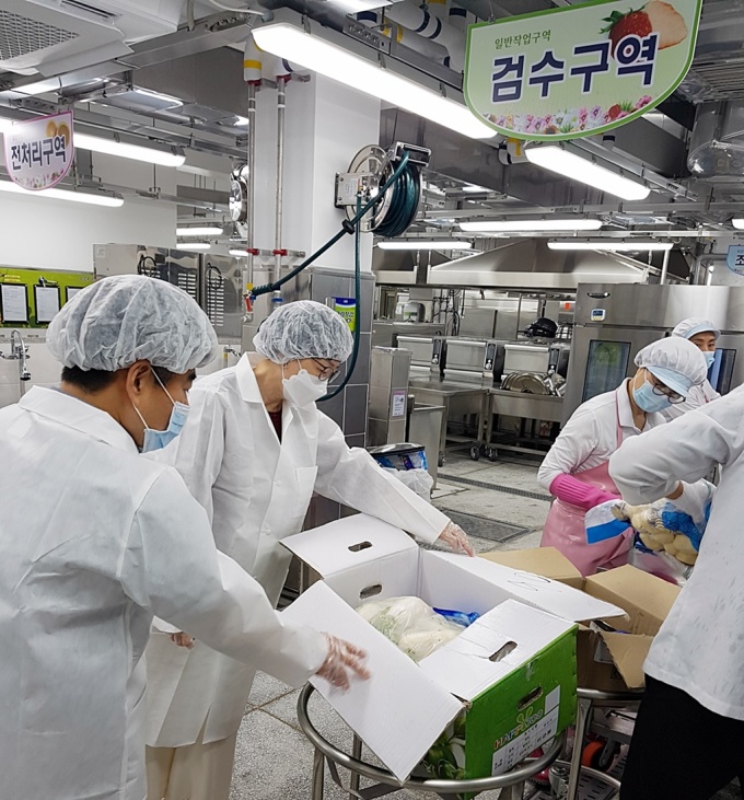 대구동부교육청, 학교급식 위생 특별점검