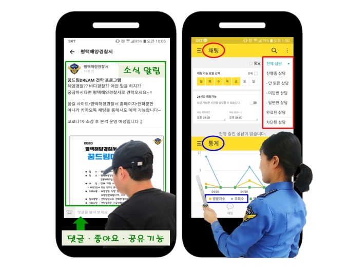 평택해경 모바일 민원실 확대 개편