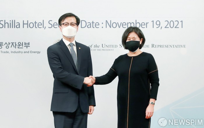 미국 무역대표부(USTR) 대표 만난 여한구 통상교섭본부장
