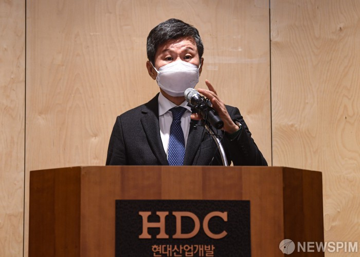 정몽규 회장, HDC그룹 회장직 사퇴 표명