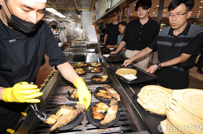 정부서울청사 구내식당, 수(水)요일엔 우리 수(水)산물 먹는 날