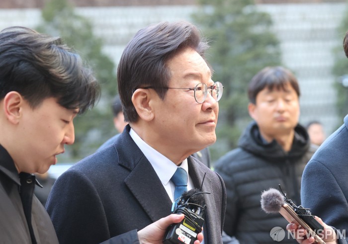 이재명 대표, 공직선거법 위반 혐의 18차 공판 출석