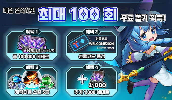 알앤지솔루션, 아스브루 업데이트 기념 100회 무료 뽑기 이벤트 실시