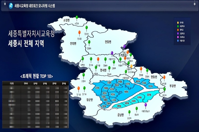 세종시교육청교육원, 인터넷 통합관제시스템 기능 개선 완료