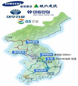 국내 5대건설사, 대운하사업 공동협의체 구성한다.