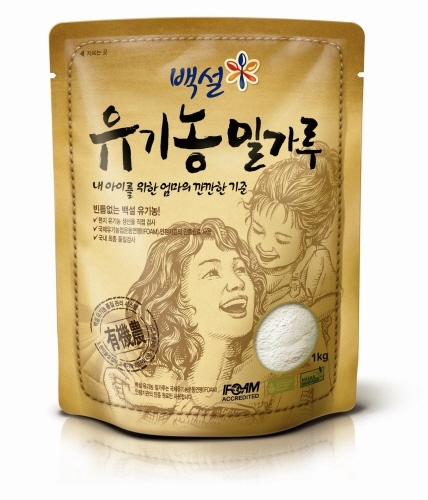 CJ제일제당 유기농 밀가루, 유기가공식품 정식 인증