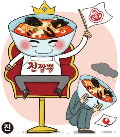 라면의 반란… 대형마트 매출 진짬뽕 1위·신라면 2위