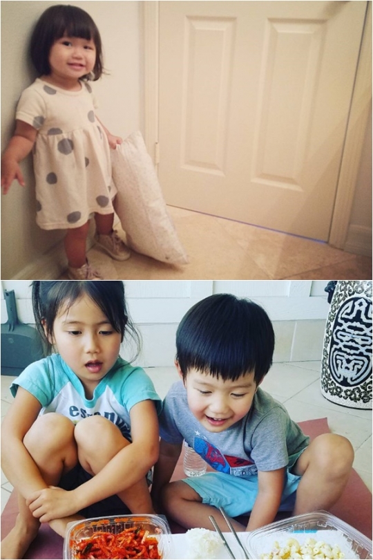 리키김, 훌쩍 자란 태린‧태오‧태라 공개…붕어빵 삼 남매 “귀여워!”