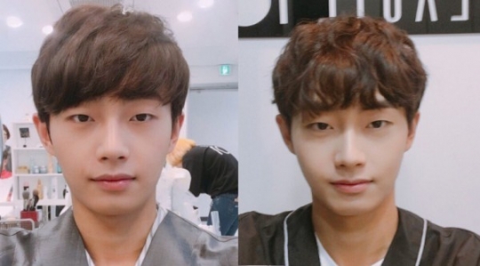 프로듀스101 시즌 2 합숙 전 머리 꽃단장한 연습생